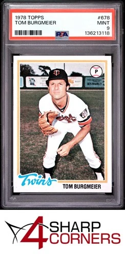 Tom Burgmeier #678 1978 Topps card