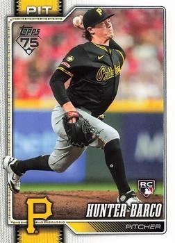 Hunter Barco #398 2026 Topps card