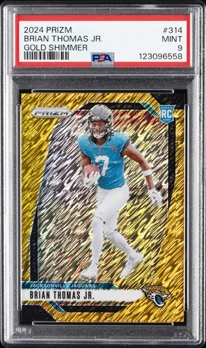 Brian Thomas Jr. #314 2024 Panini Prizm card