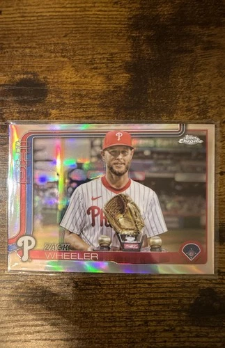Zack Wheeler #189 2025 Topps Chrome card