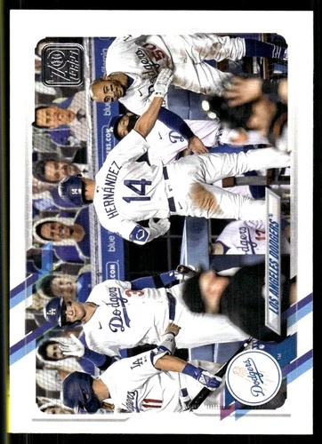 Los Angeles Dodgers?PageIndex=3 #201 2021 Topps card
