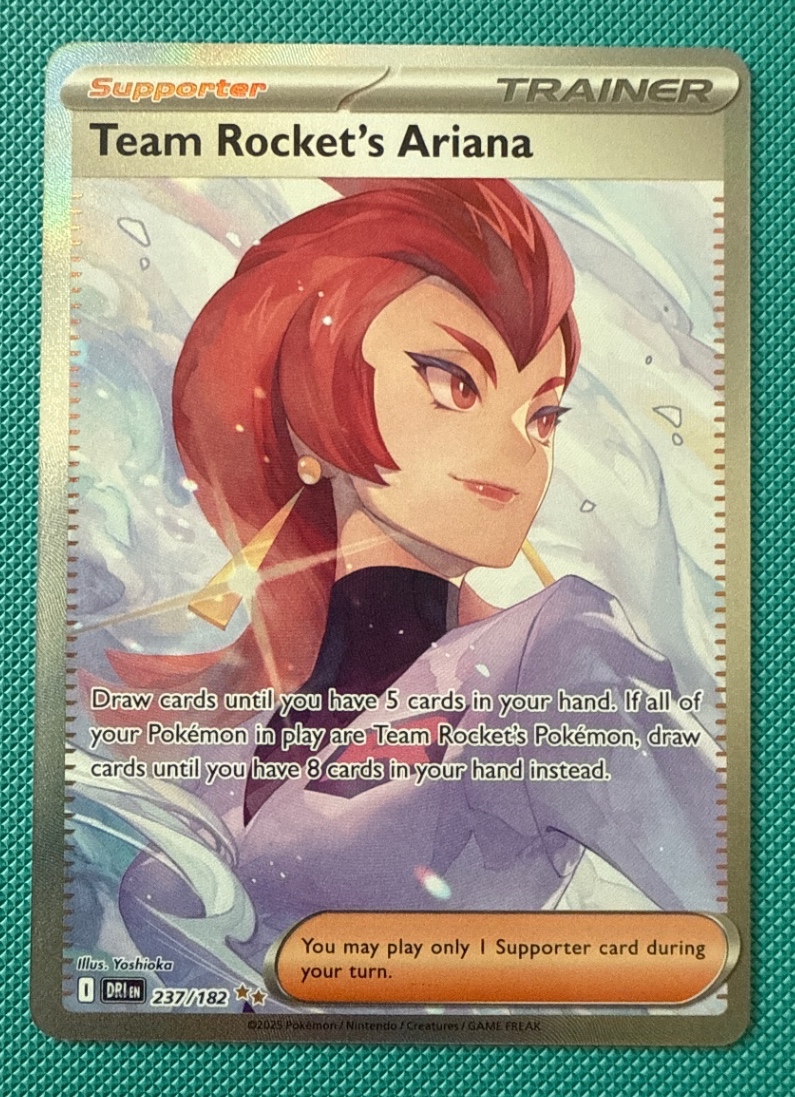 2025 Team Rocket's Ariana 237/182 Destined Rivals Special Illustration Rare