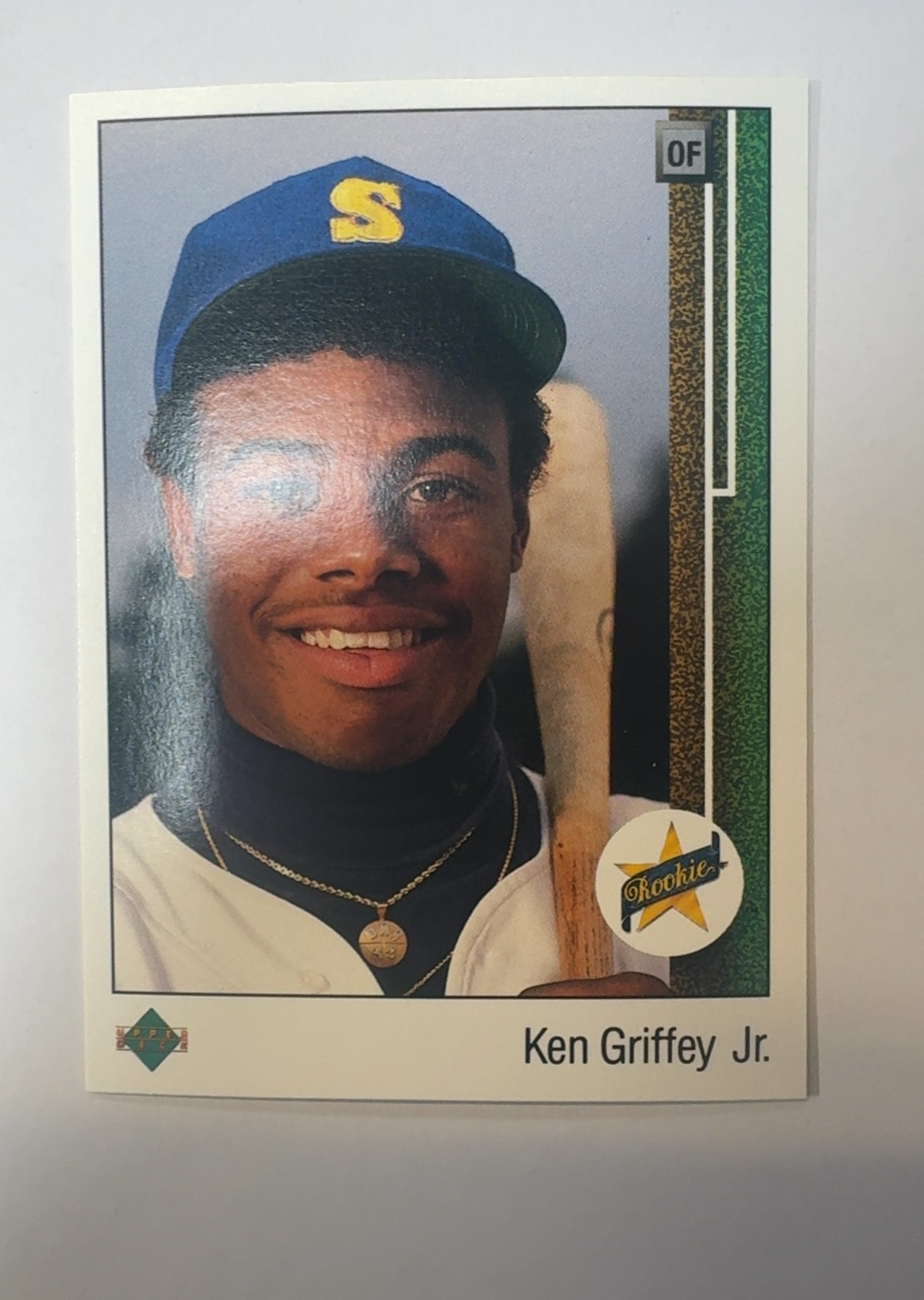 1989 Upper Deck Ken Griffey Jr. #1 close-up
