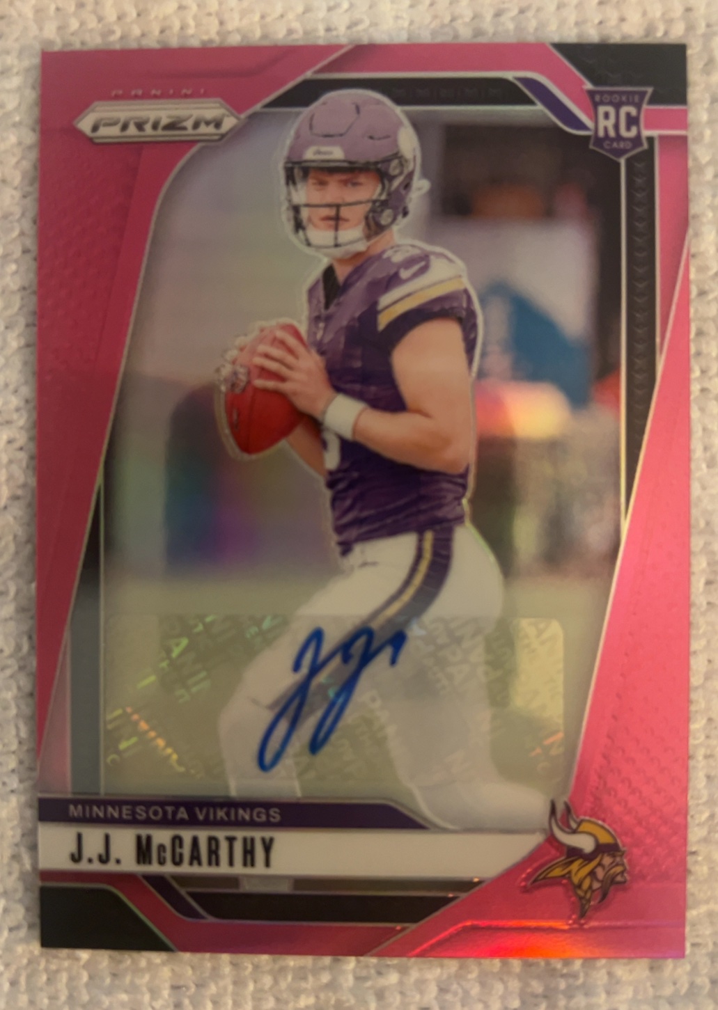 2024 Prizm J.J. McCarthy Pink Prizm Auto