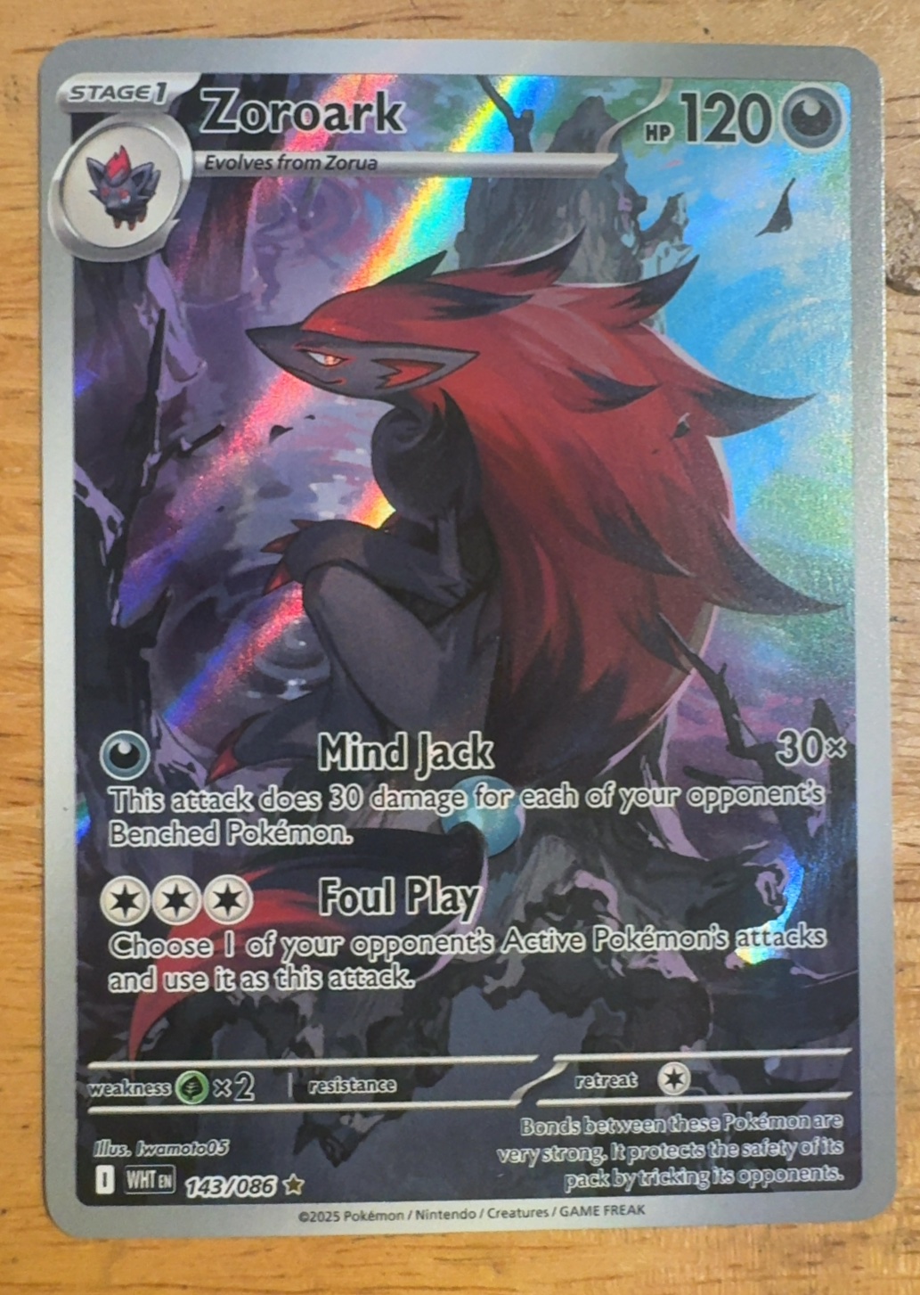 Zoroark 143/086 White Flare