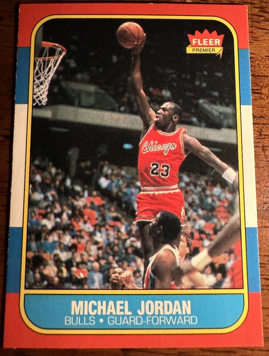 1986 Fleer Michael Jordan — AI 7.79